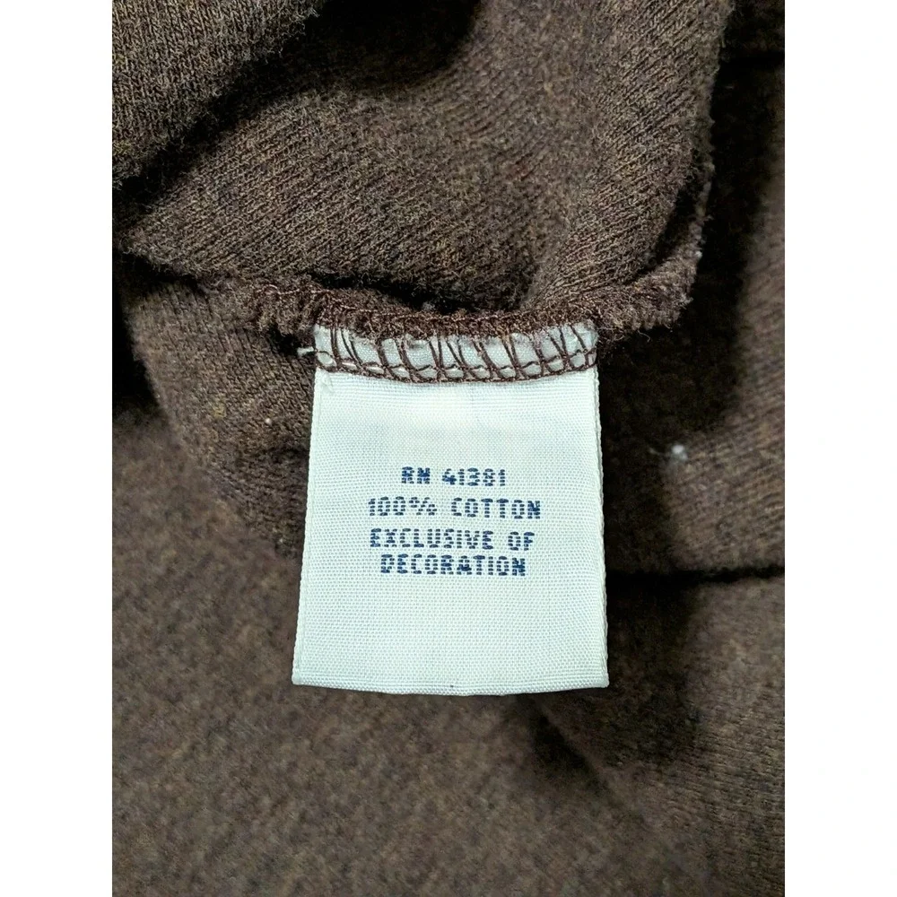 Polo Ralph Lauren Men's Brown 100% Cotton Quarter Zip Pullover Sweater Size 4XLT